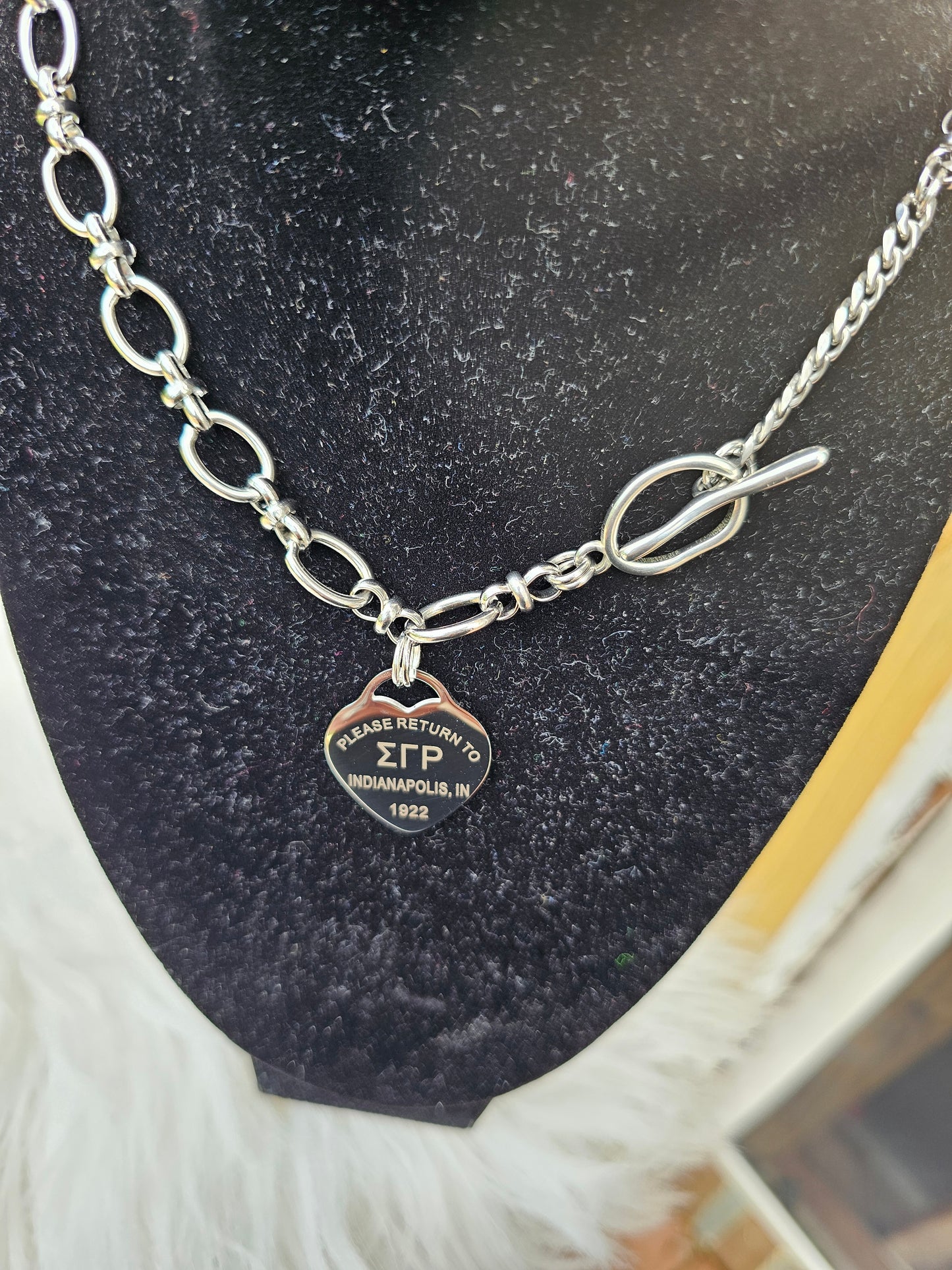 Tiffany Inspired Sigma Gamma Rho Sorority Necklaces Available In Silver