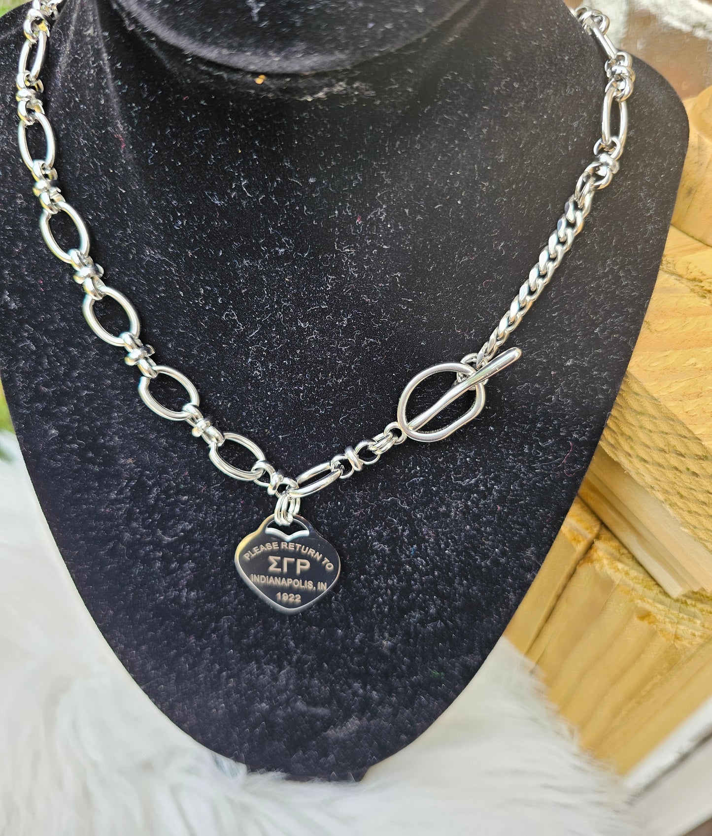 Tiffany Inspired Sigma Gamma Rho Sorority Necklaces Available In Silver