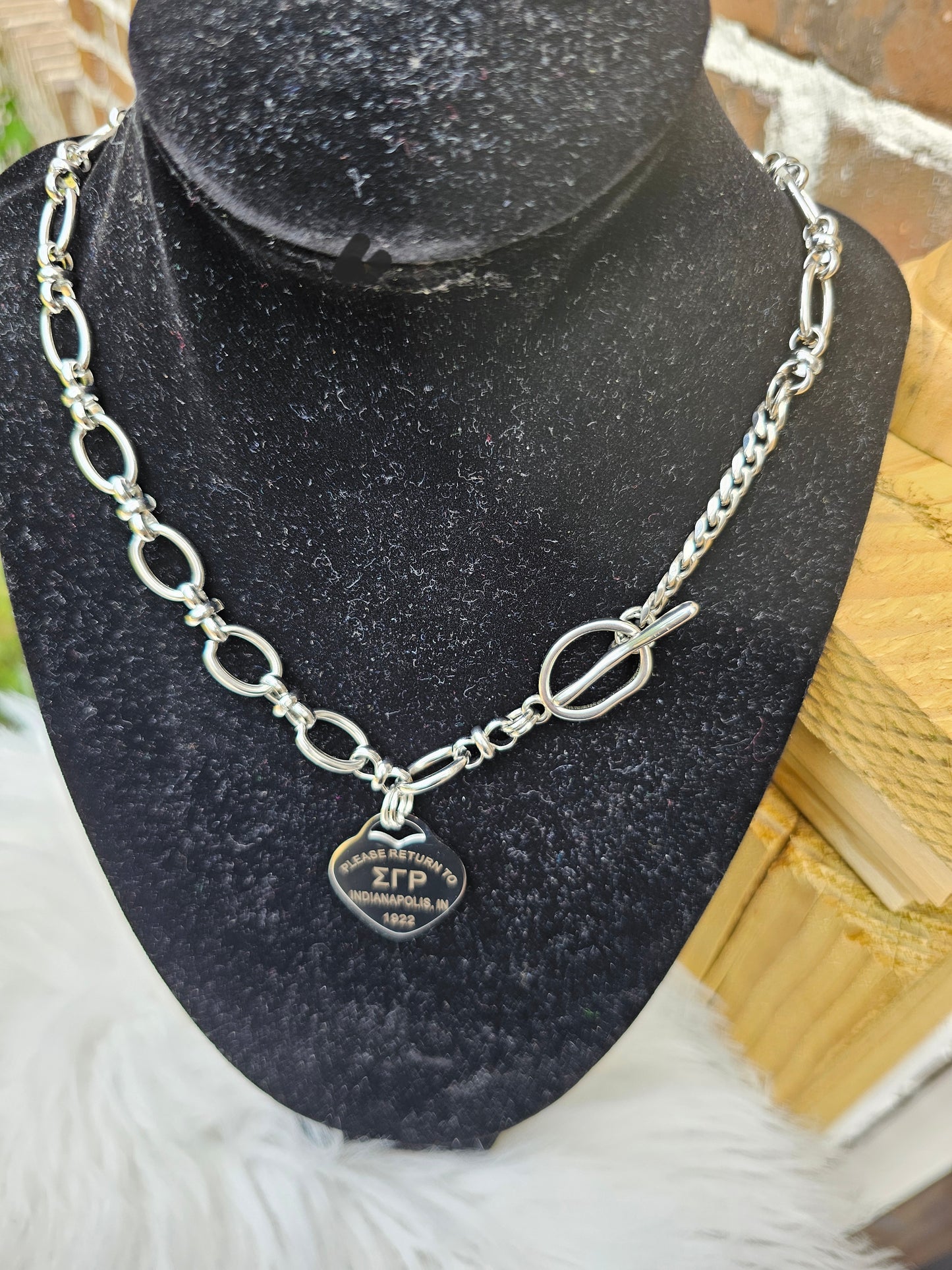 Tiffany Inspired Sigma Gamma Rho Sorority Necklaces Available In Silver