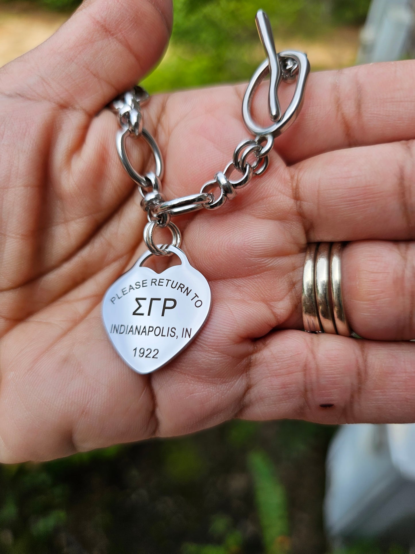 Tiffany Inspired Sigma Gamma Rho Sorority Necklaces Available In Silver