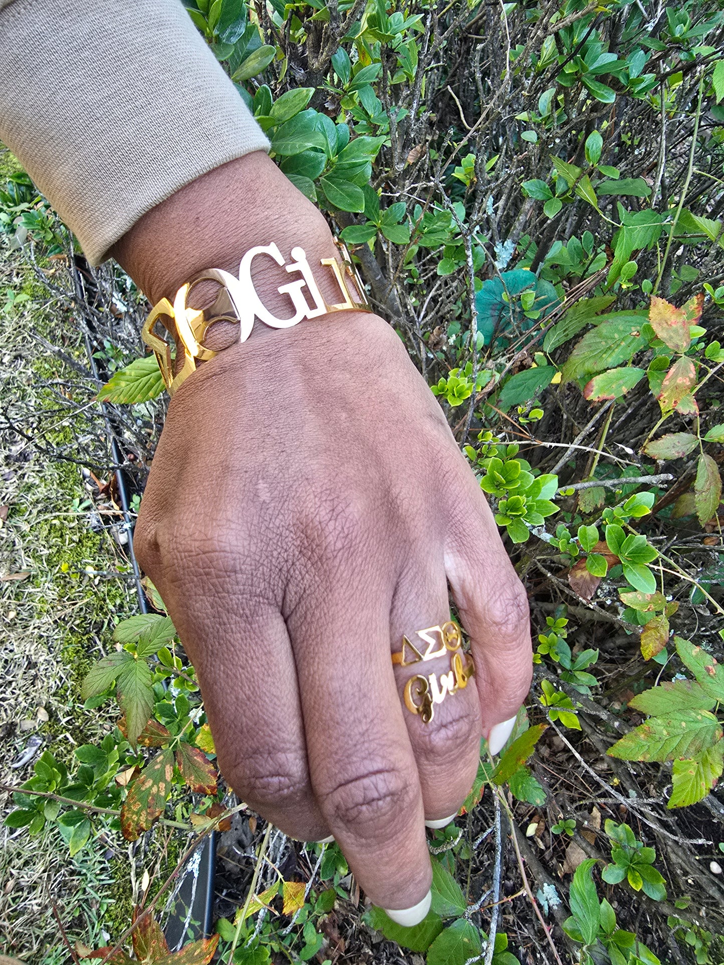 ΔΣΘ Girl Adjustable Ring - DST Ring - Delta Ring - Sorority Jewelry - 1913 Ring - Sorority Ring