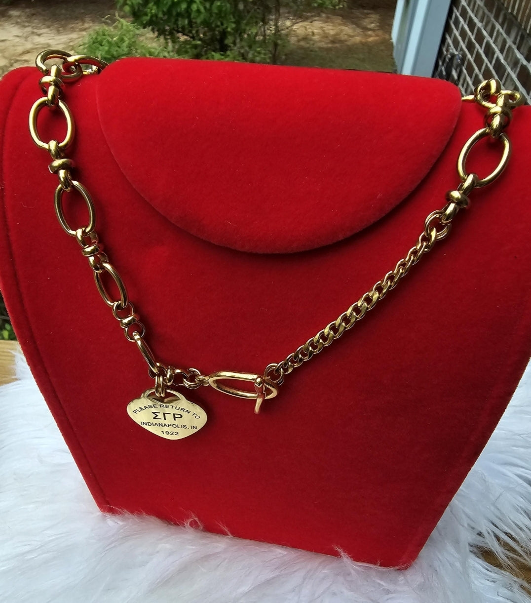 Tiffany Inspired Sigma Gamma Rho Sorority Necklaces Available In Silver