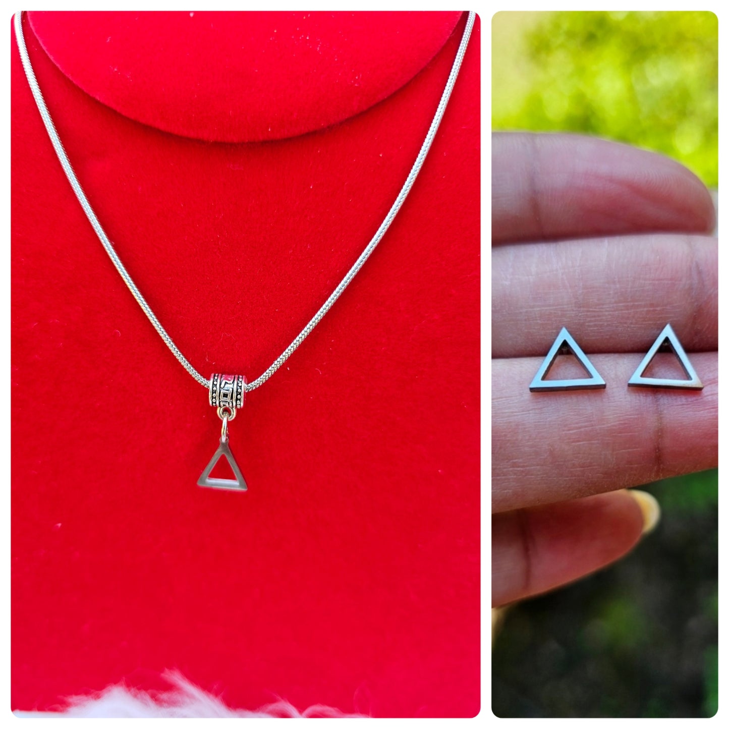 Delta Sigma Theta Necklace/Earring Bundle