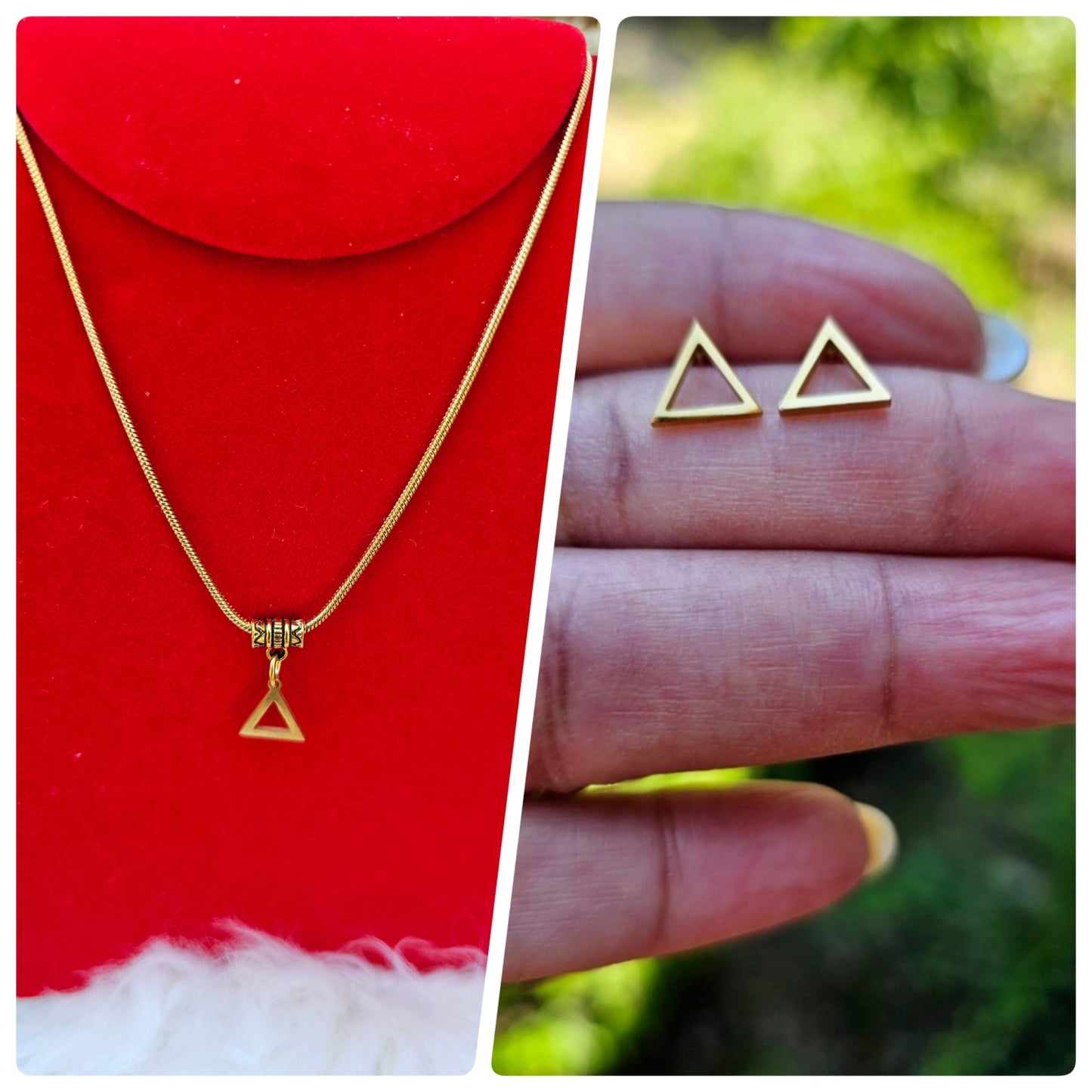 Delta Sigma Theta Necklace/Earring Bundle