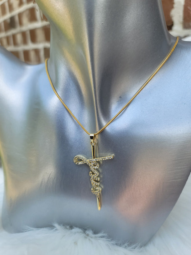 Spiritual "Jesus" Necklace 18 inches in length
