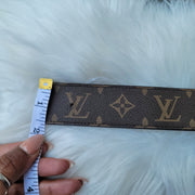 Sorority Greek letter belt Made from quality material, the buckle will not tarnish nor fade Material: stainless steel (with belt buckle only, belt not included) height 1.575 inche, width 4.6 inches. The weight of the buckle is approximately 1lb.                                                                            NOTE:  Belt used for display purposes only, not included with the purchase of the buckle.