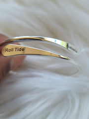 Univ. Of Alabama Adjustable Cuff Bracelet Available