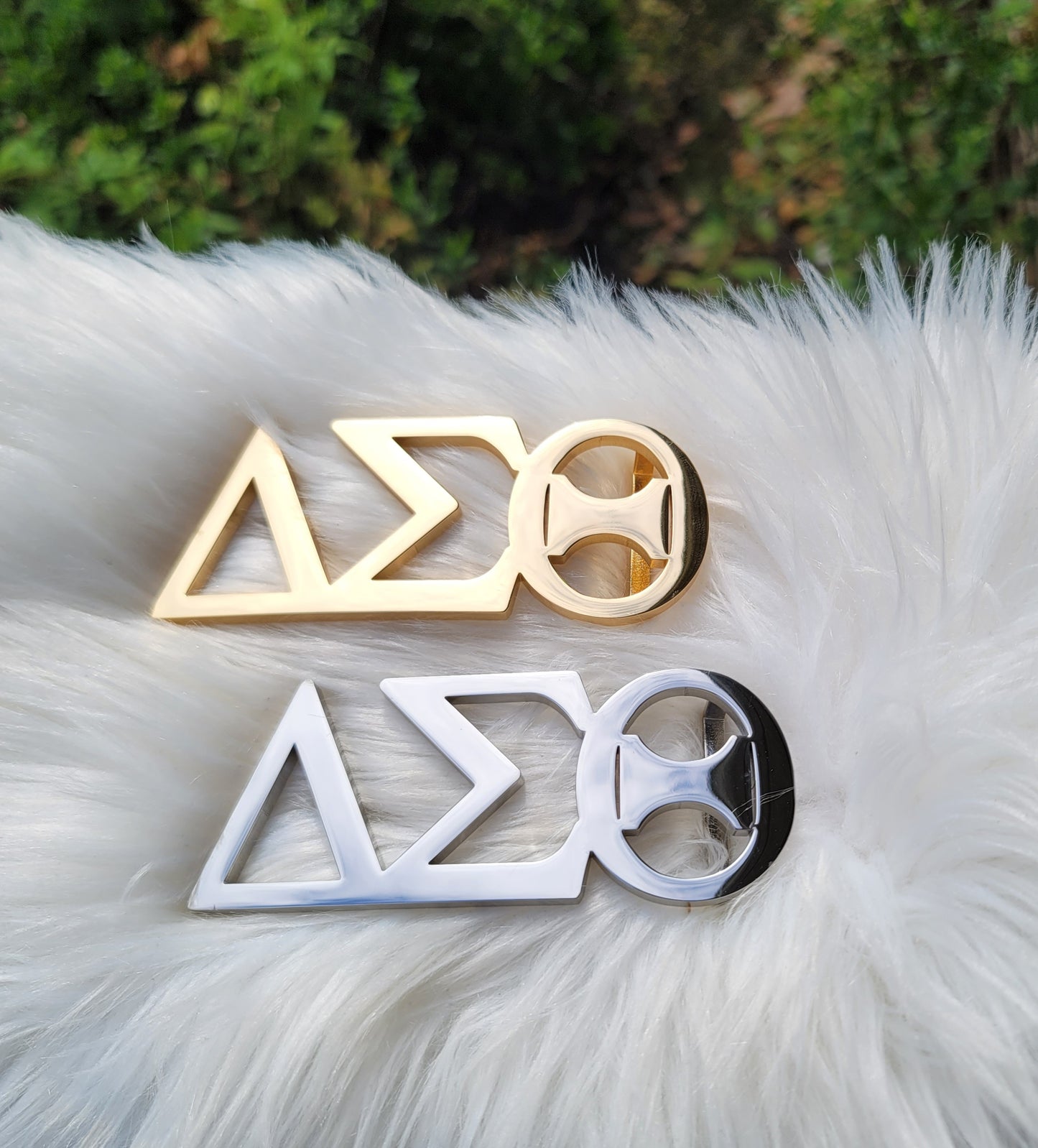 Delta Sigma Theta Sorority Belt Buckle