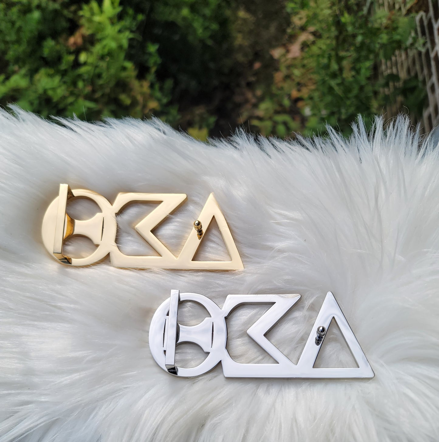 Delta Sigma Theta Sorority Belt Buckle