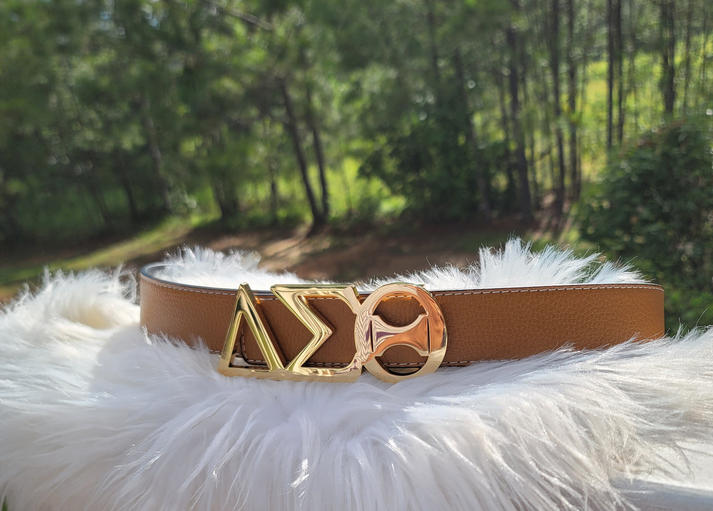 Delta Sigma Theta Sorority Belt Buckle