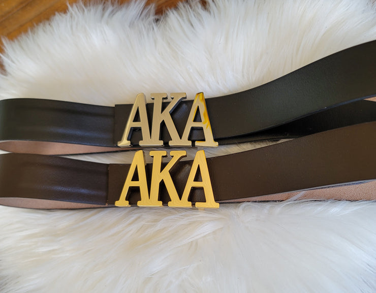 AKA Sorority Belt (Belt is not included with the purchase of the buckle)