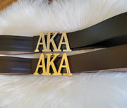 AKA Sorority Belt (Belt is not included with the purchase of the buckle)