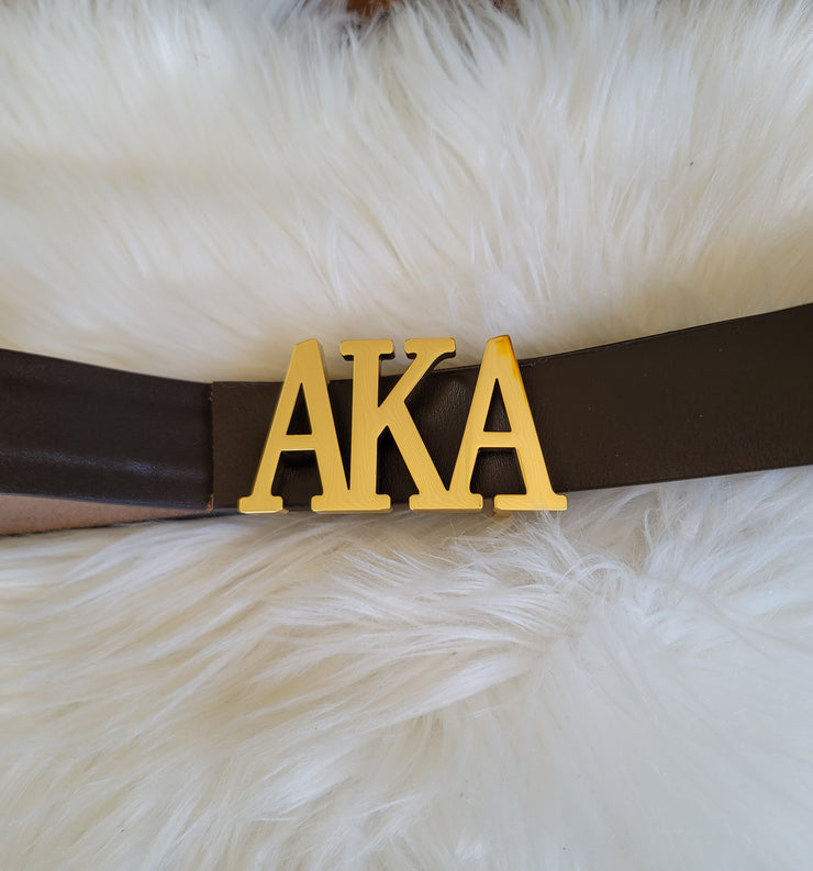 AKA Sorority Belt (Belt is not included with the purchase of the buckle)