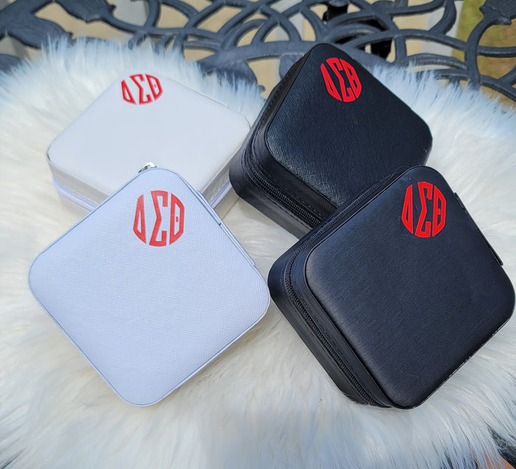 Small Delta Sigma Theta Jewelry Boxes Available in Beat For Traveling