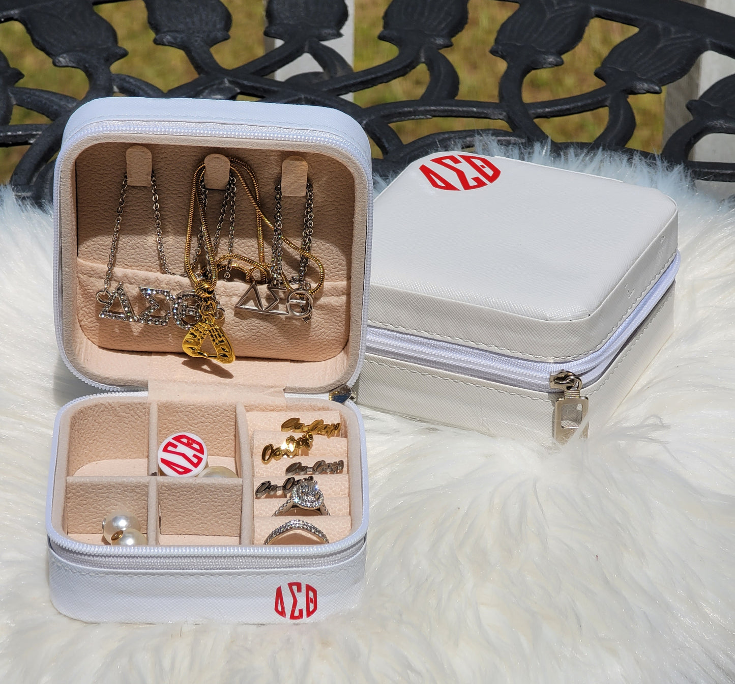 Small Delta Sigma Theta Jewelry Boxes Perfect For Traveling