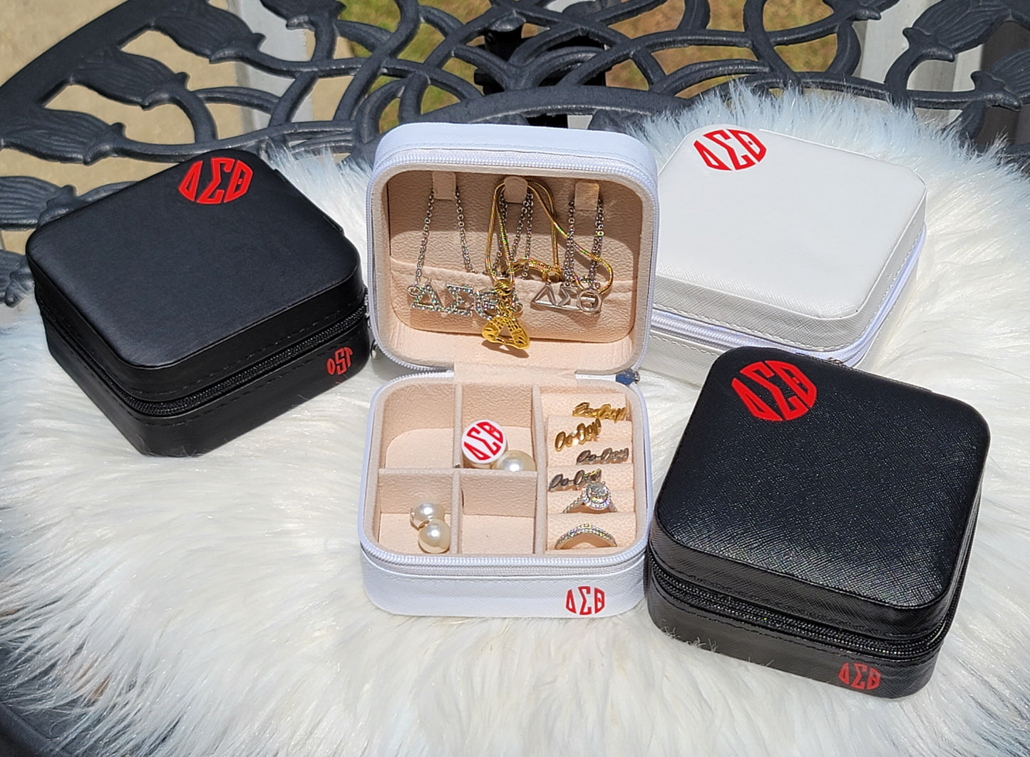 Small Delta Sigma Theta Jewelry Boxes Perfect For Traveling