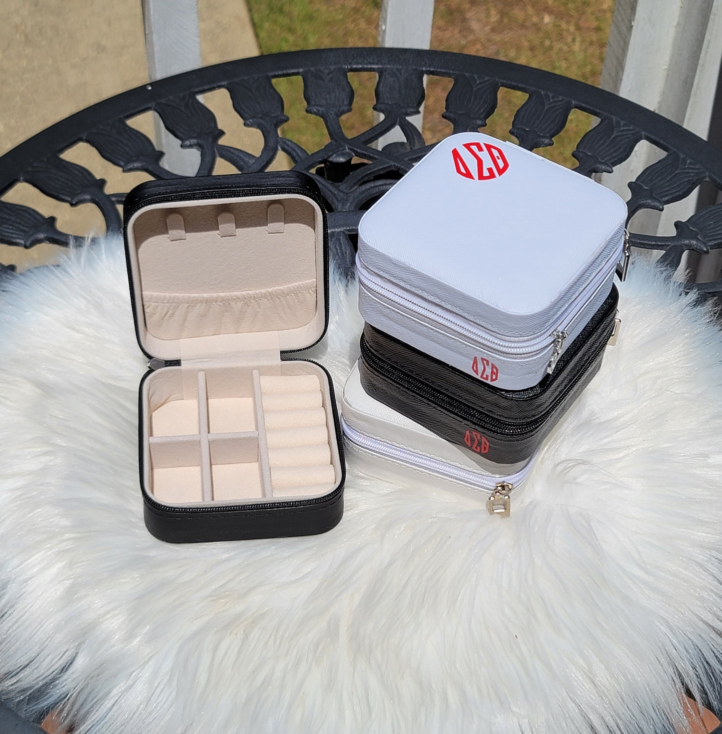 Small Delta Sigma Theta Jewelry Boxes Perfect For Traveling