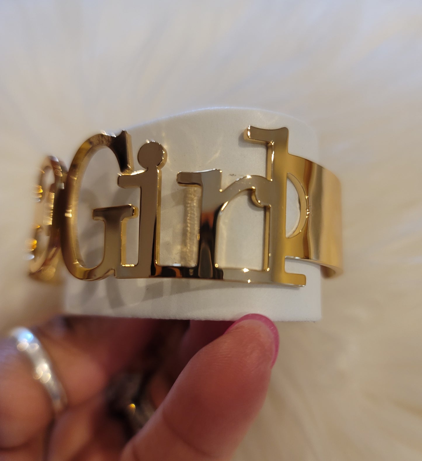 Delta Girl Delta Sigma Theta Sorority Delta Girl Cuff Bracelet