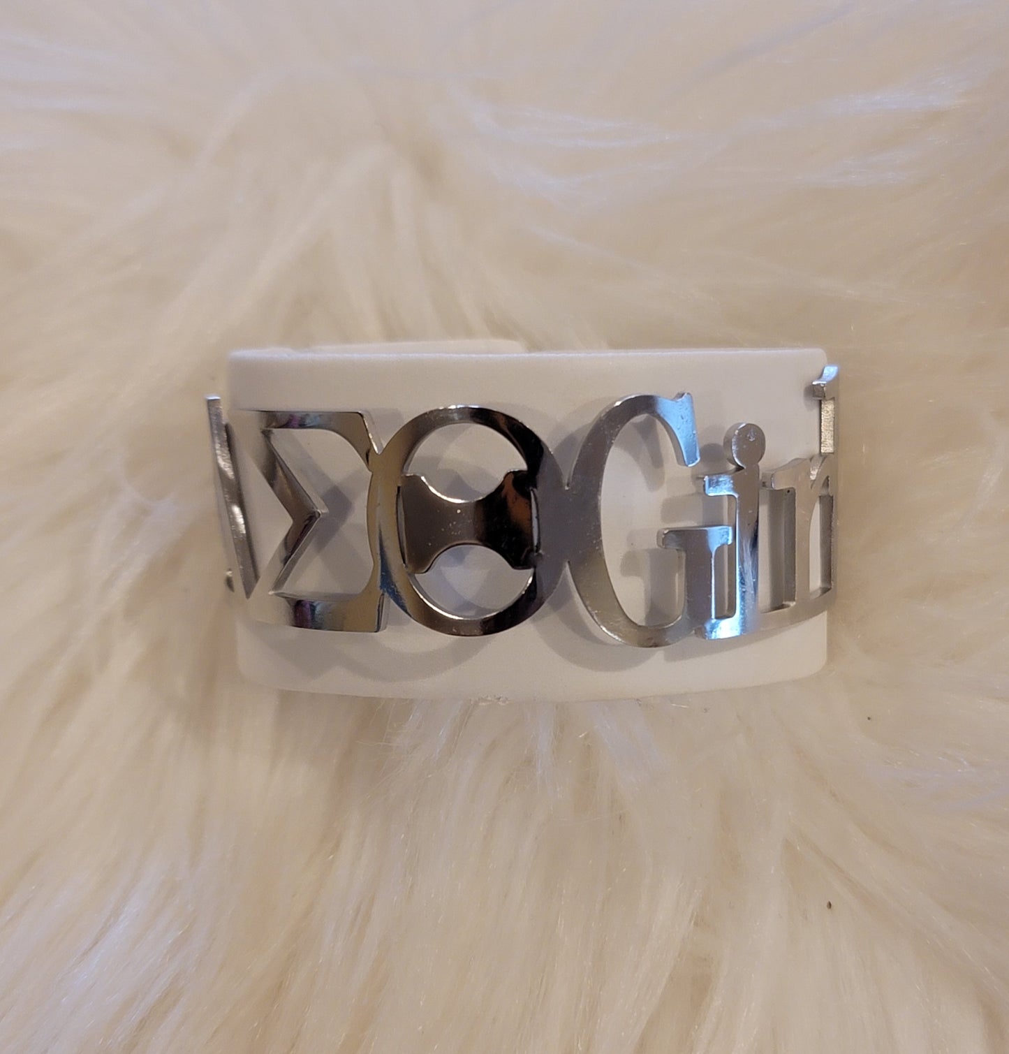 Delta Girl Delta Sigma Theta Sorority Delta Girl Cuff Bracelet