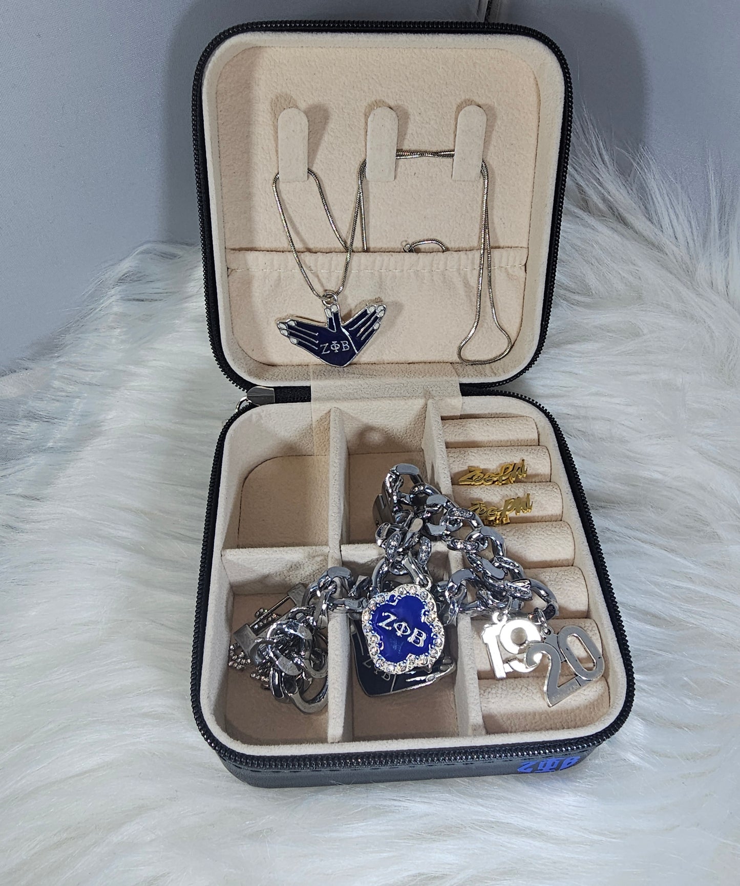 Zeta Phi Beta Jewelry Boxes Great For Traveling
