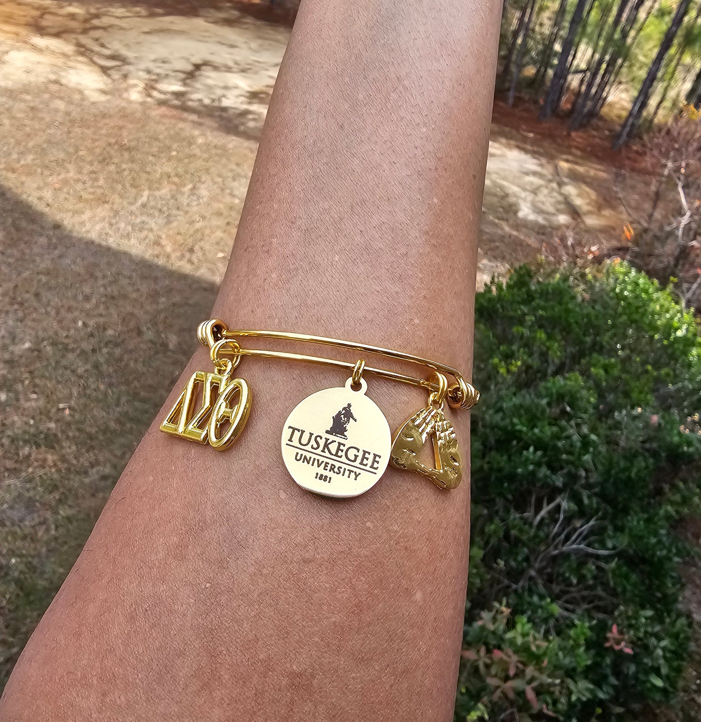 Tuskeegee University Bracelet Available In Gold and Silver