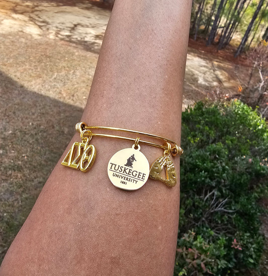 Tuskeegee University Bracelet Available In Gold and Silver