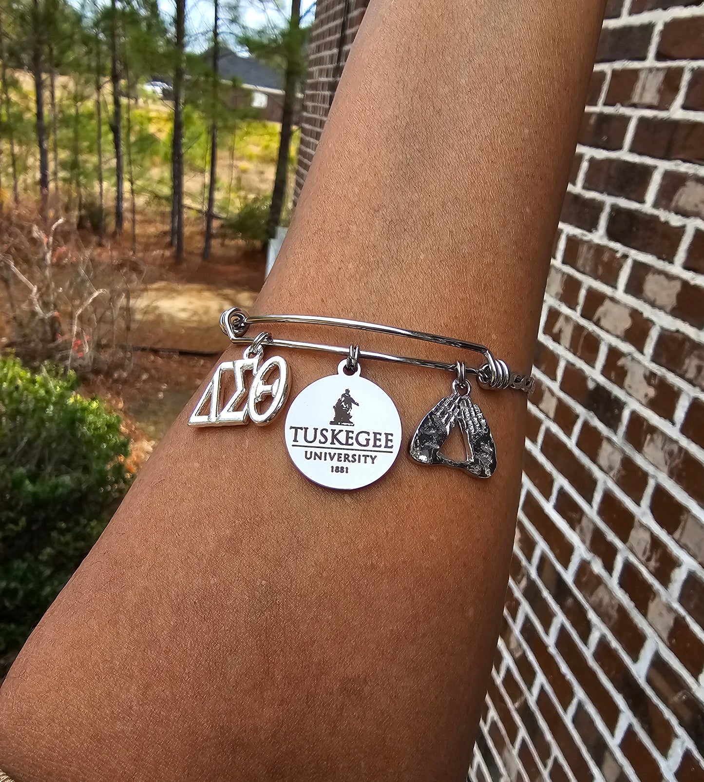 Tuskeegee University Bracelet Available In Gold and Silver