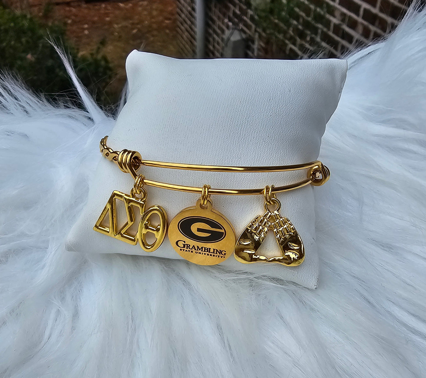 Grambling State University Bracelet Available In Gold and Silver