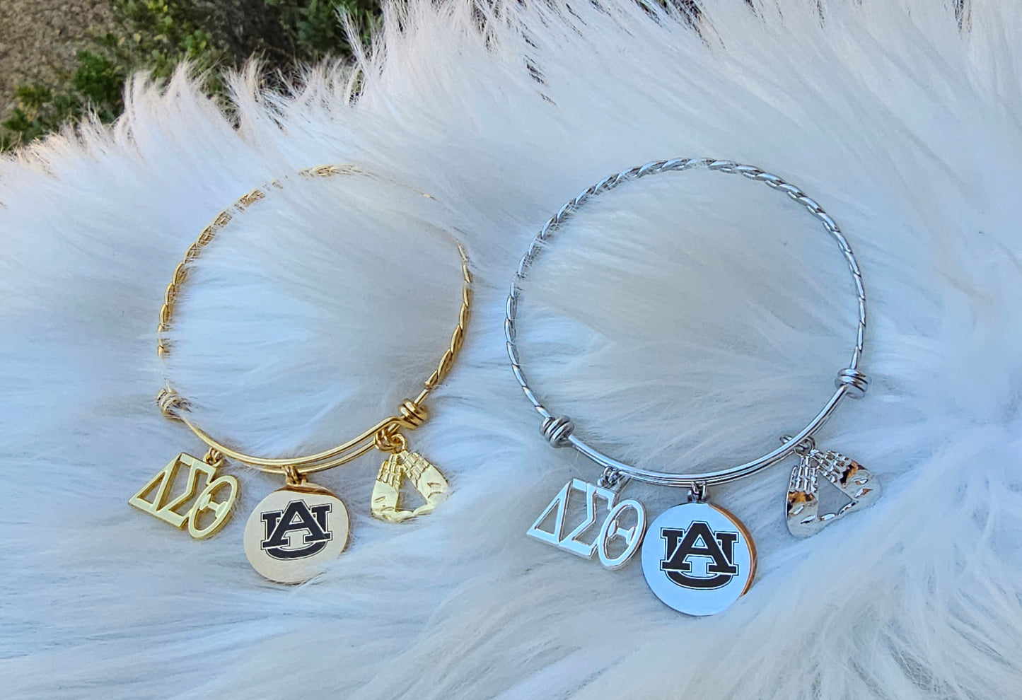 Auburn University Bracelet Available In Gold and Silver