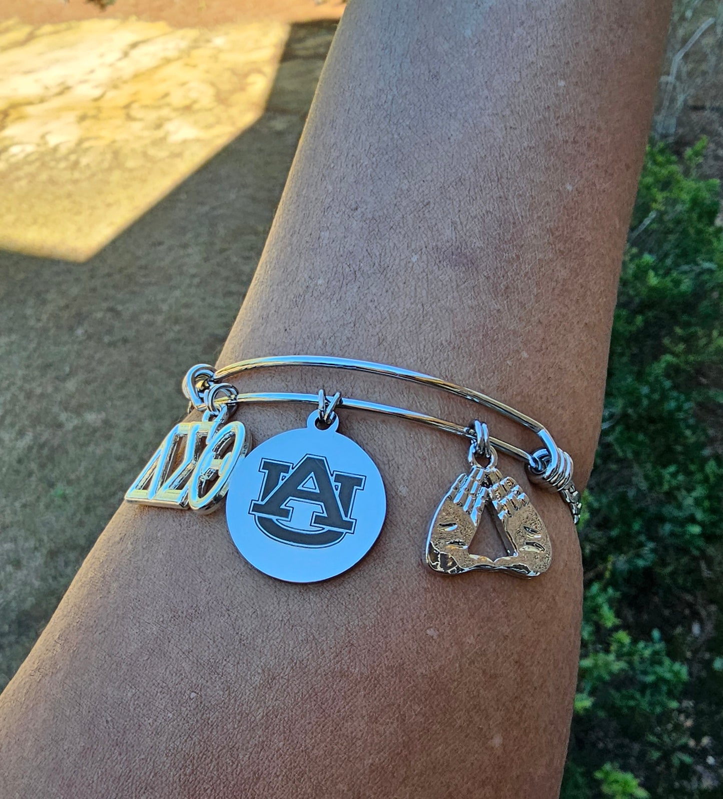 Auburn University Bracelet Available In Gold and Silver