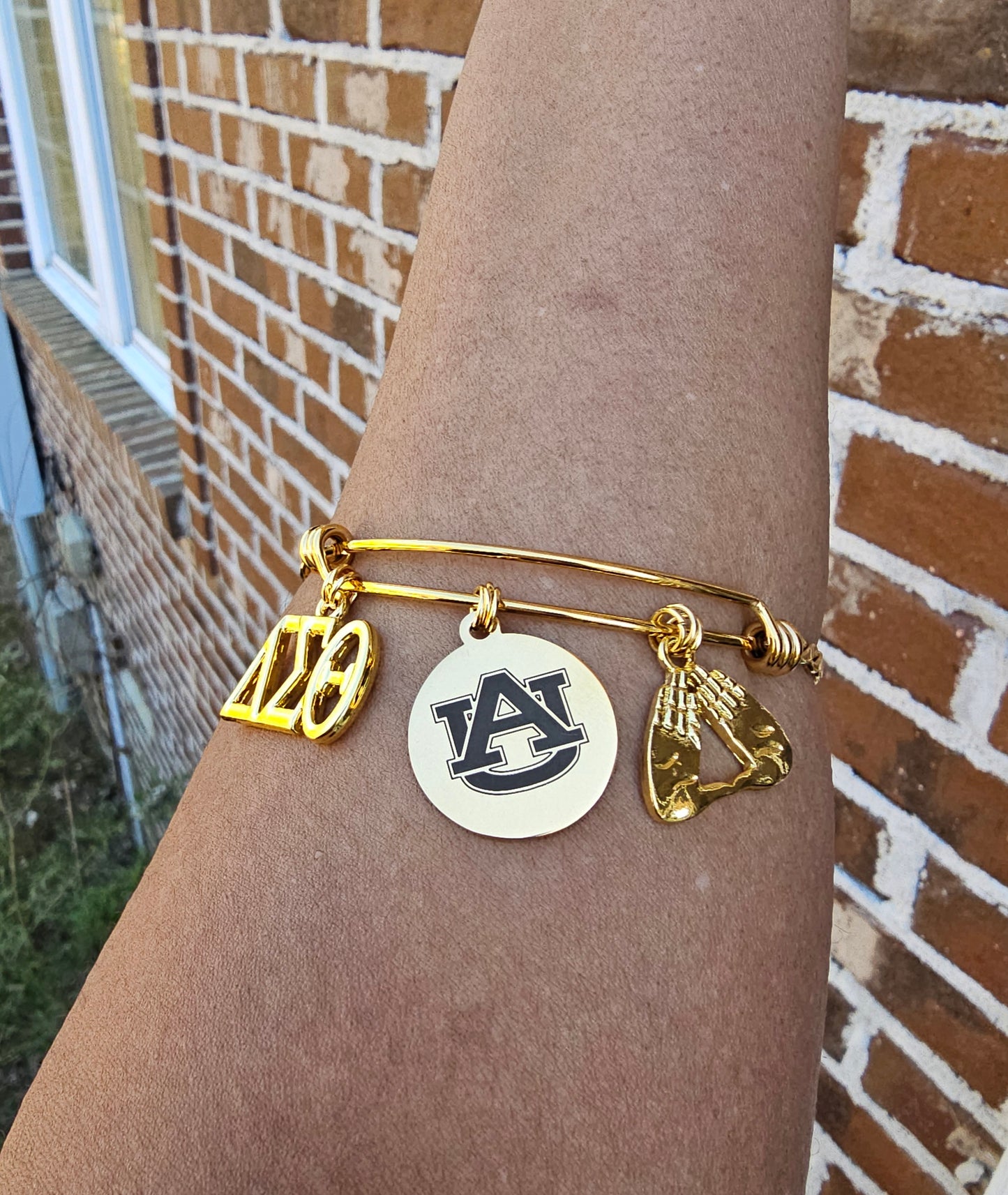 Auburn University Bracelet Available In Gold and Silver