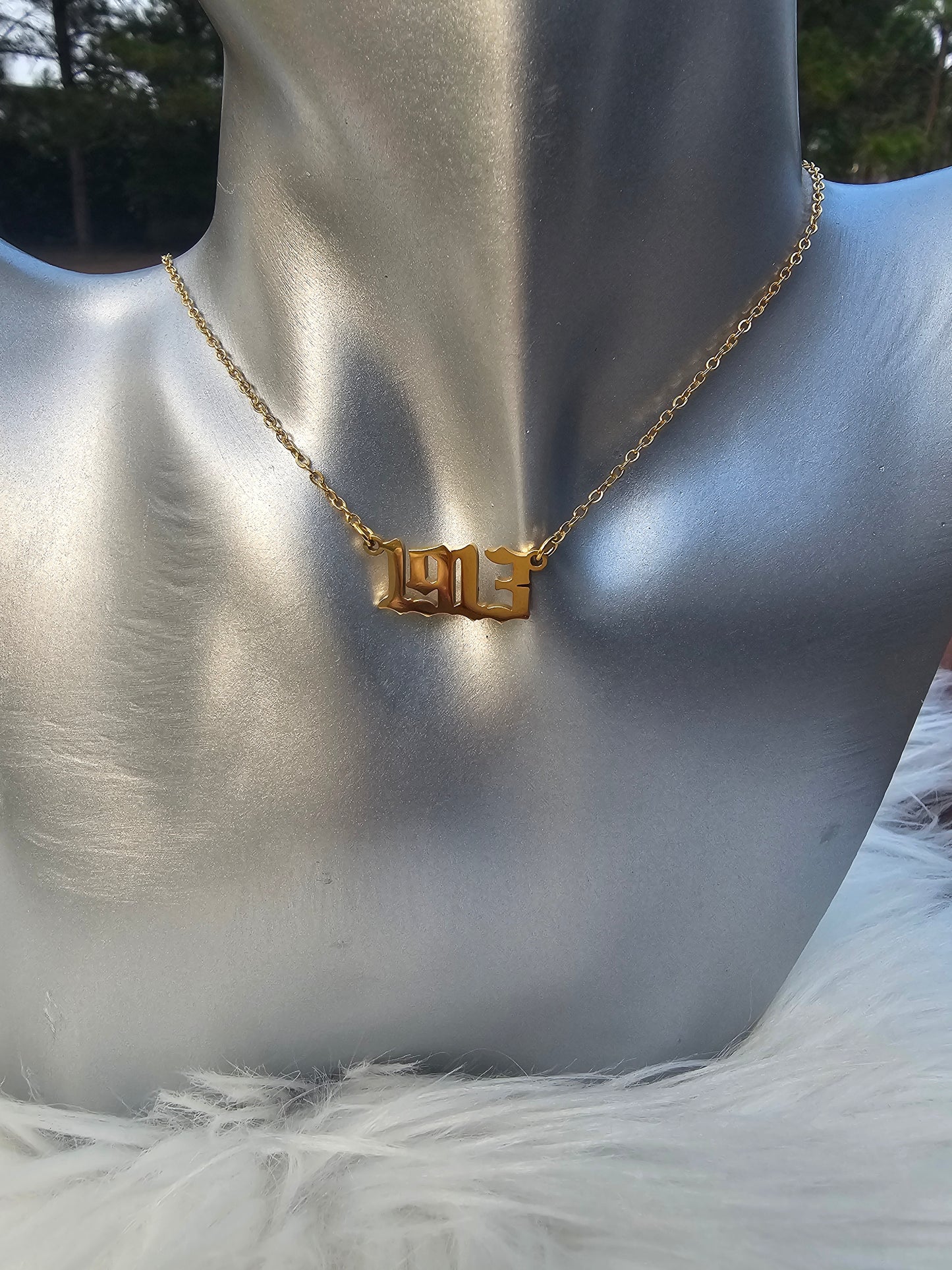 1913 Delta Sigma Theta Sorority Necklaces Available In Gold & Silver