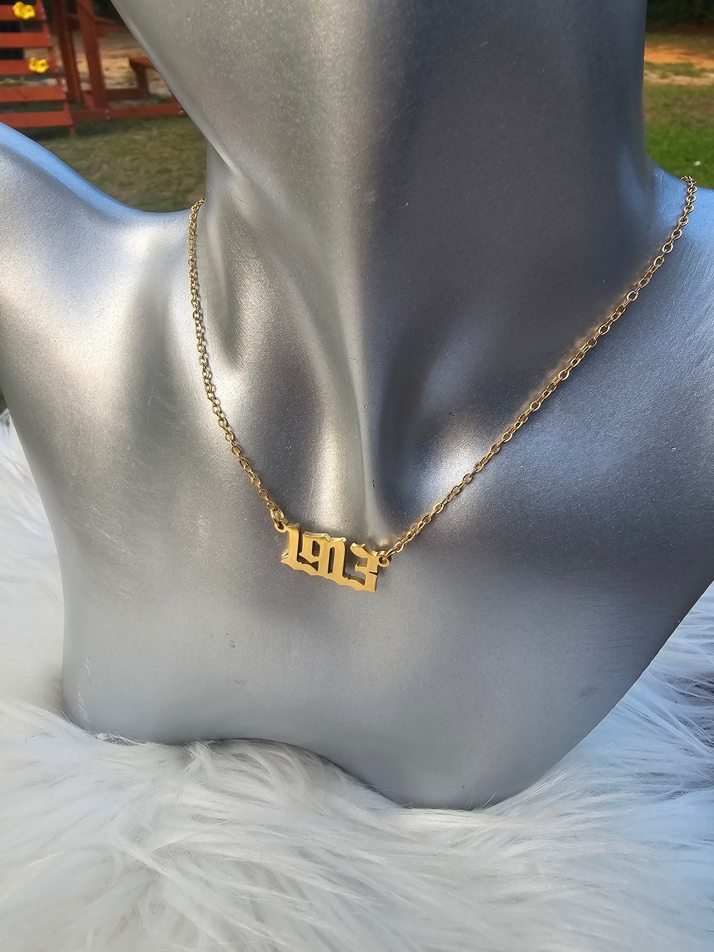 1913 Delta Sigma Theta Sorority Necklaces Available In Gold & Silver