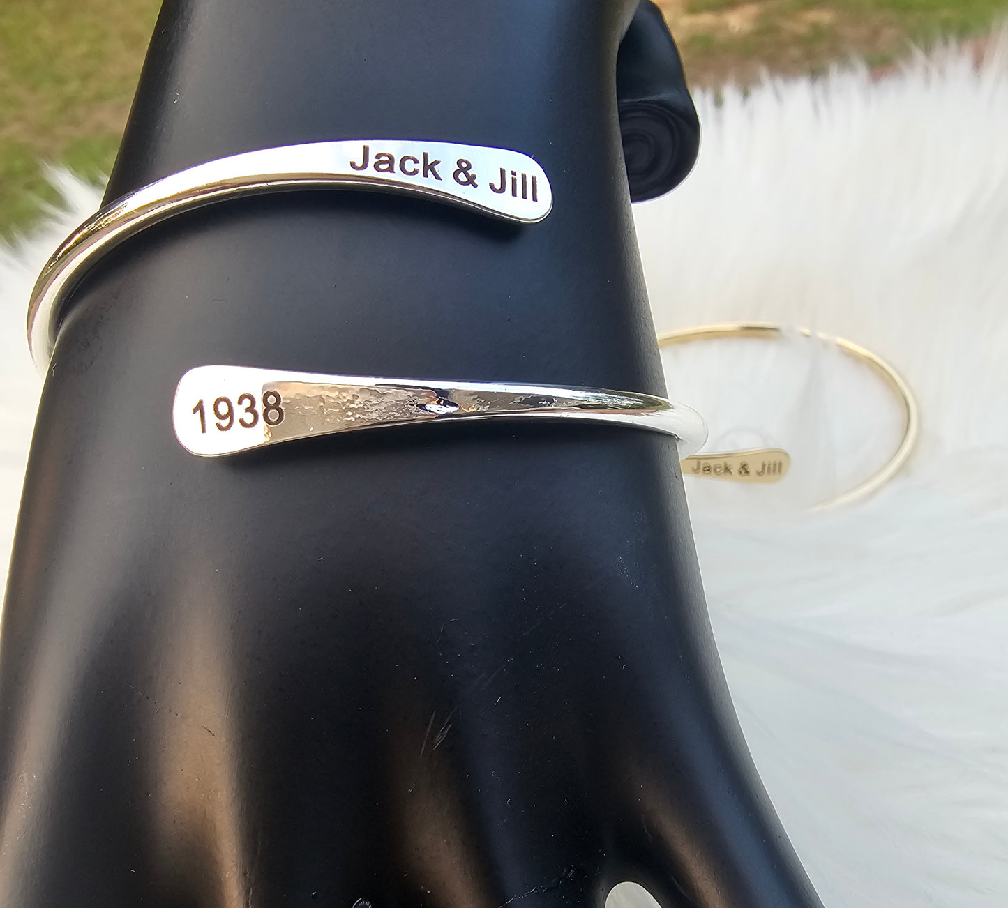 Jack & Jill of America, Inc. Adjustable Cuff Bracelet Available in Silver & Gold