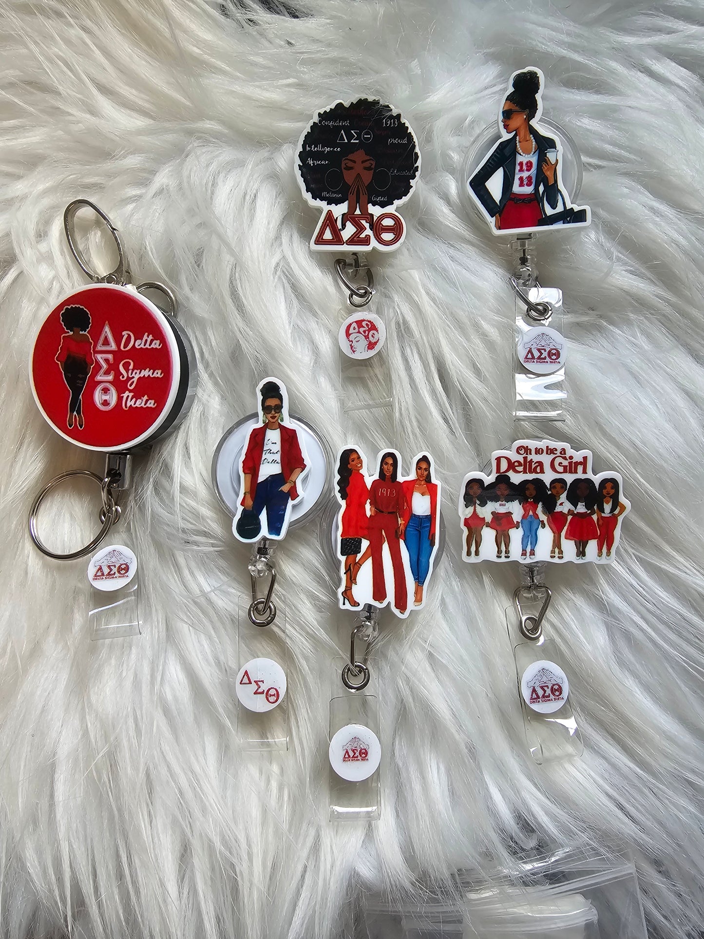 Delta Sigma Theta Sorority Badge Reels