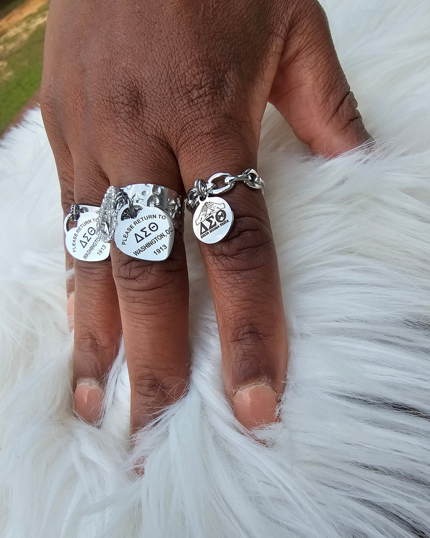 Delta Sigma Theta Ring - DST Ring - Delta Ring - Sorority Jewelry - 1913 Ring - Sorority Ring