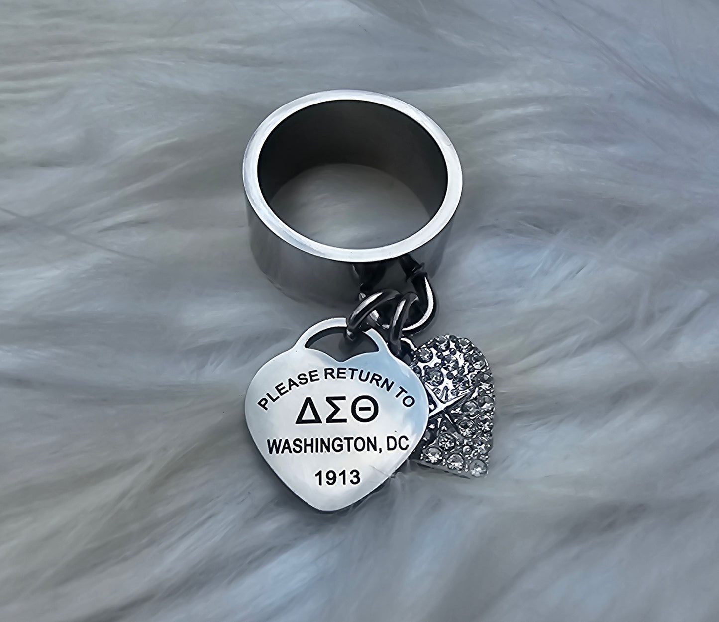 Delta Sigma Theta Ring - DST Ring - Delta Ring - Sorority Jewelry - 1913 Ring - Sorority Ring