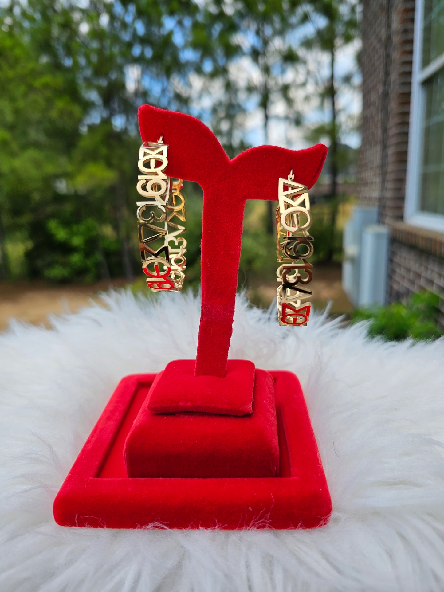 Delta Sigma Theta 1913 Sorority Earrings