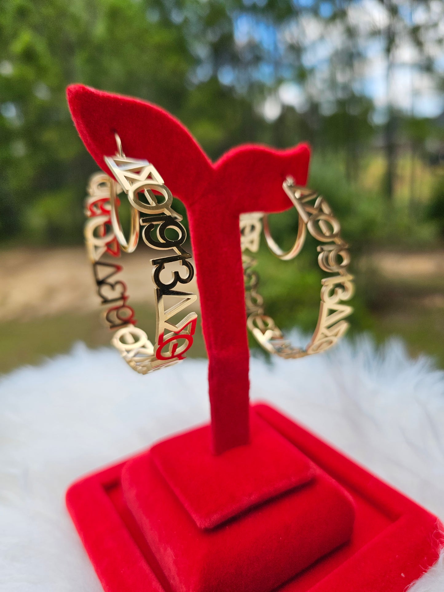 Delta Sigma Theta 1913 Sorority Earrings