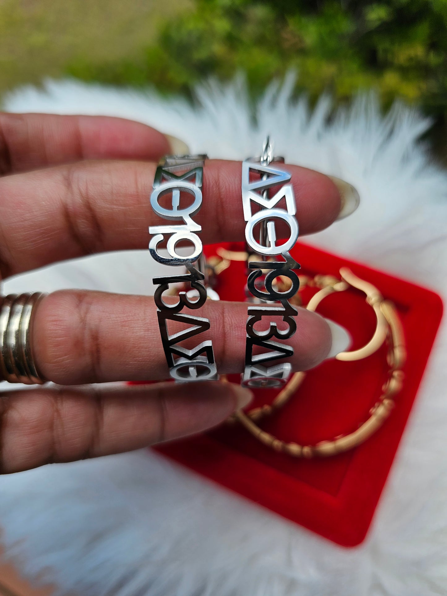 Delta Sigma Theta 1913 Sorority Earrings