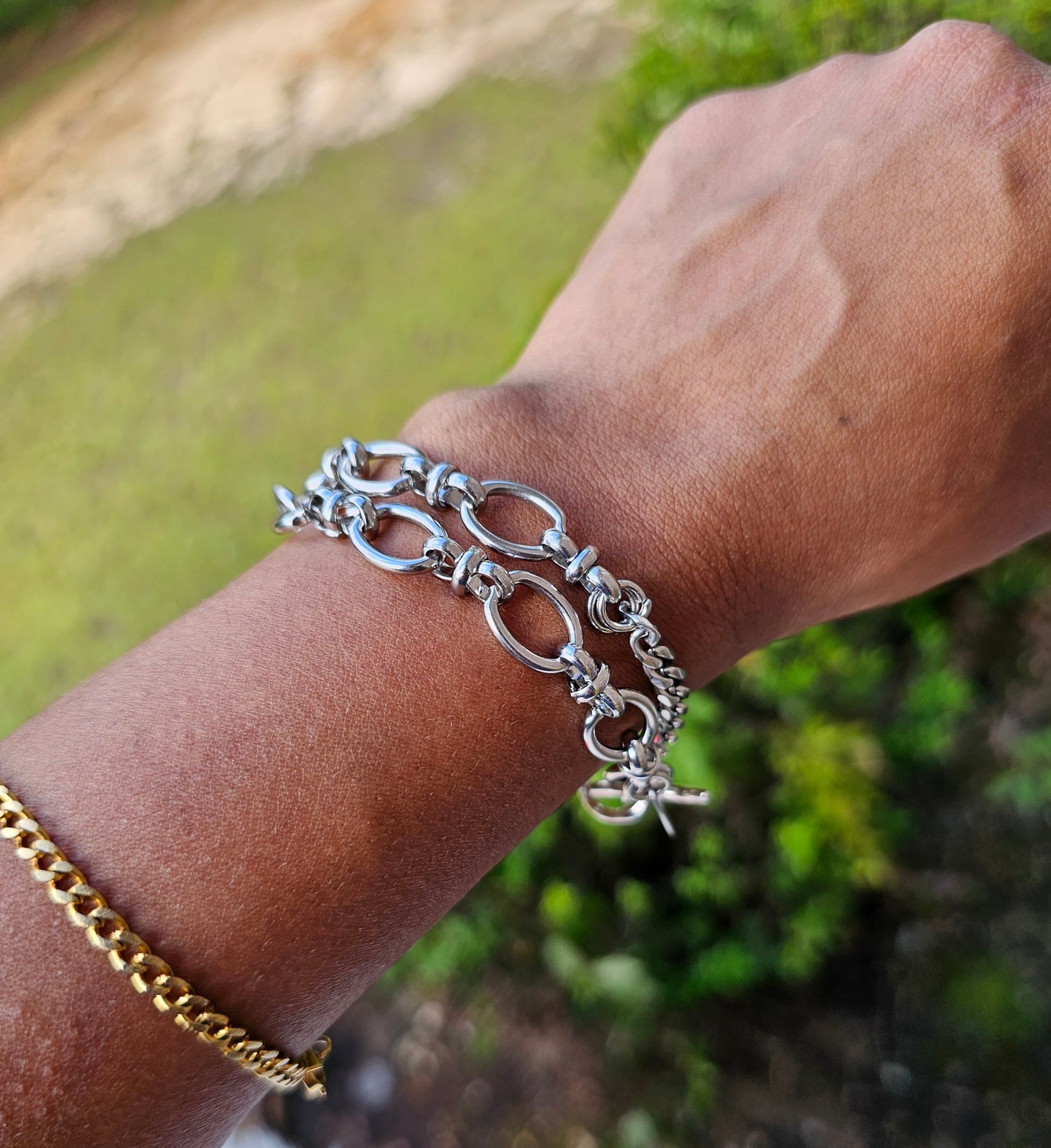 Tiffany Inspired Delta Sigma Theta Sorority Bracelet Available In Gold & Silver