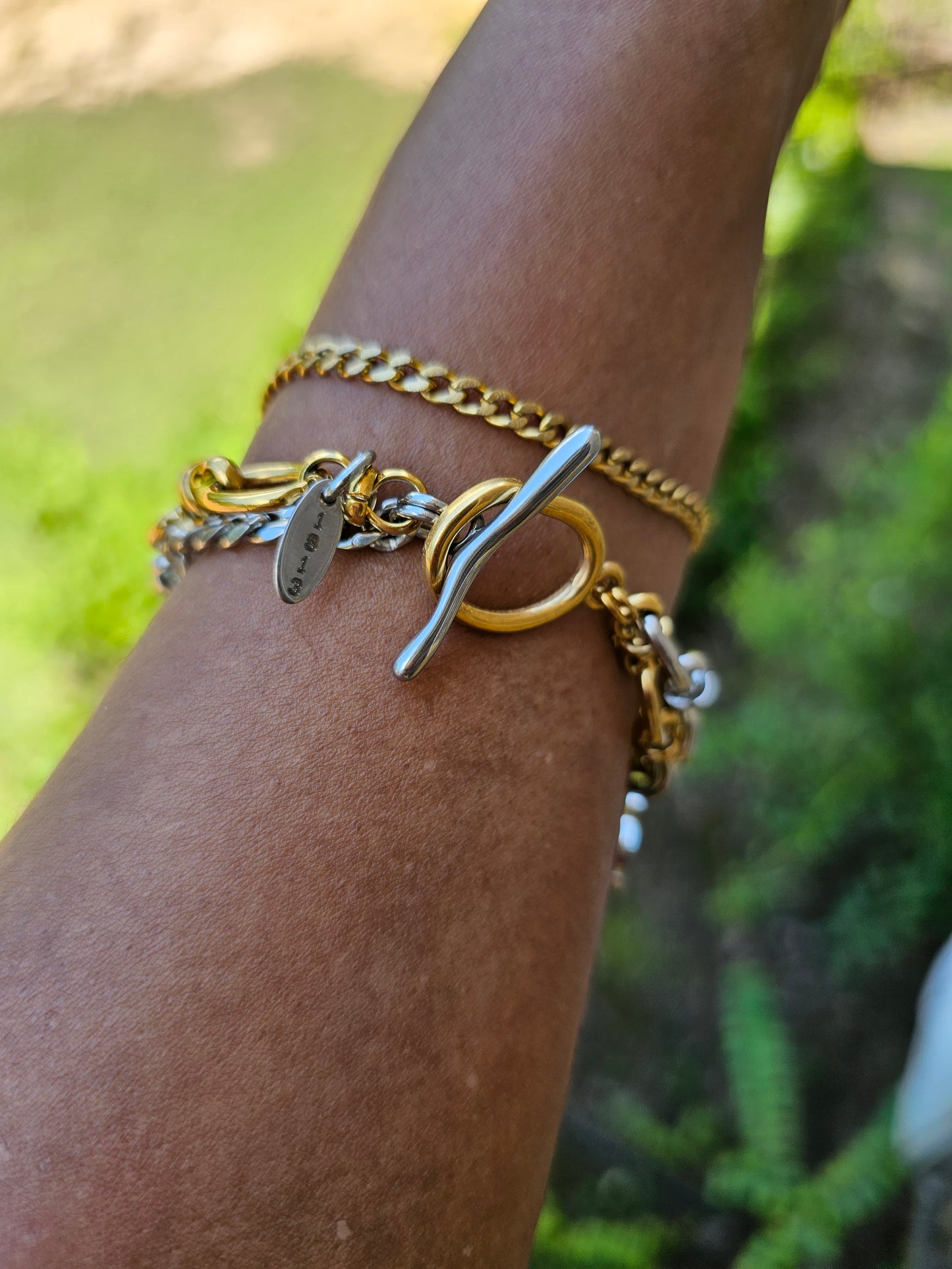 Tiffany Inspired Delta Sigma Theta Sorority Bracelet Available In Gold & Silver