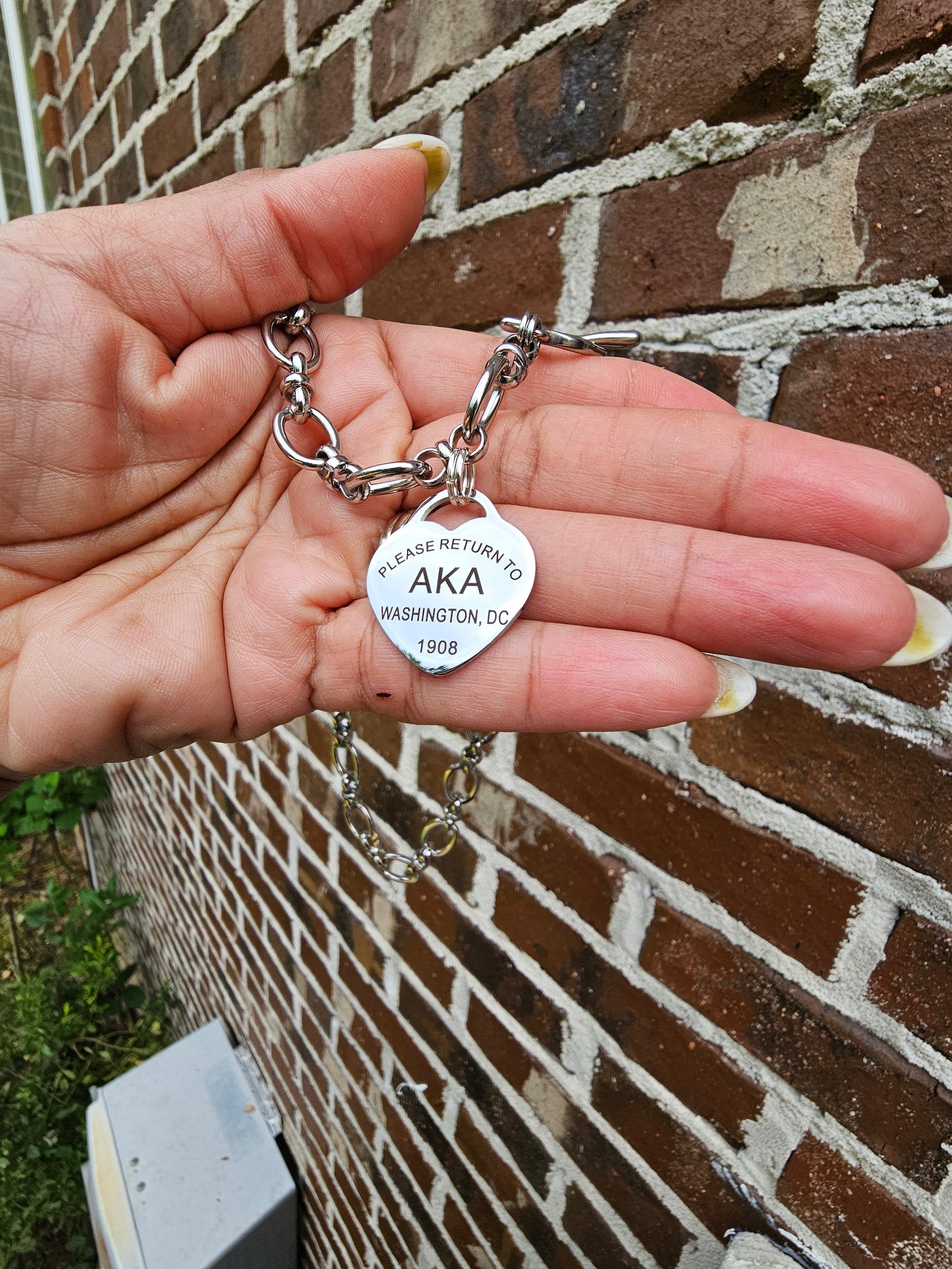 Tiffany Inspired Zeta Phi Beta Sorority Necklaces Available In Silver