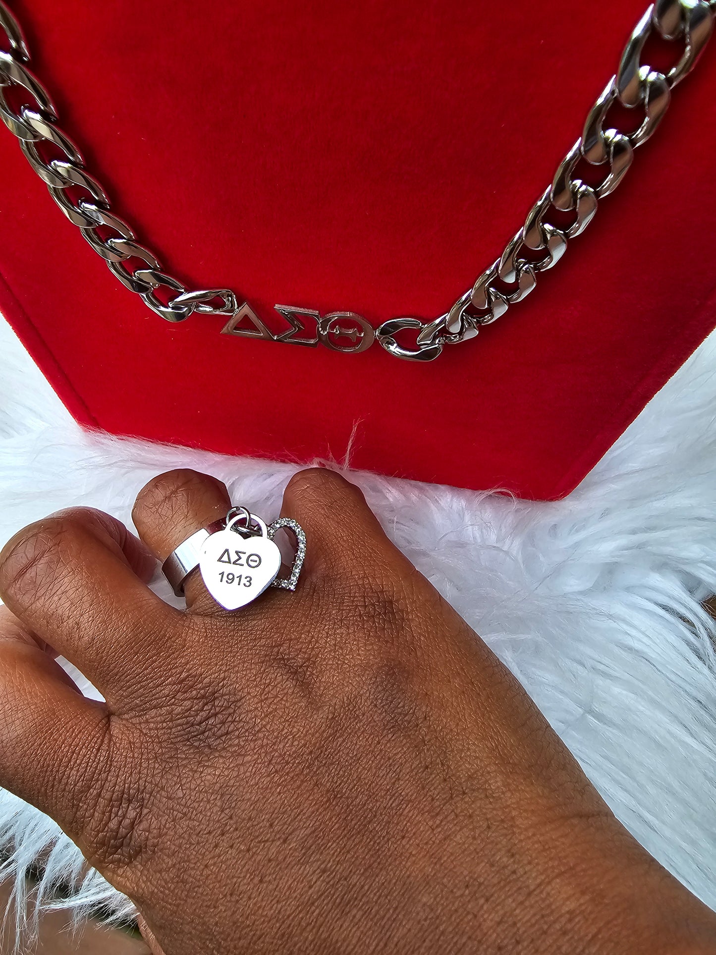 Delta Sigma Theta Ring 1913 - DST Ring - Delta Ring - Sorority Jewelry - 1913 Ring - Sorority Ring