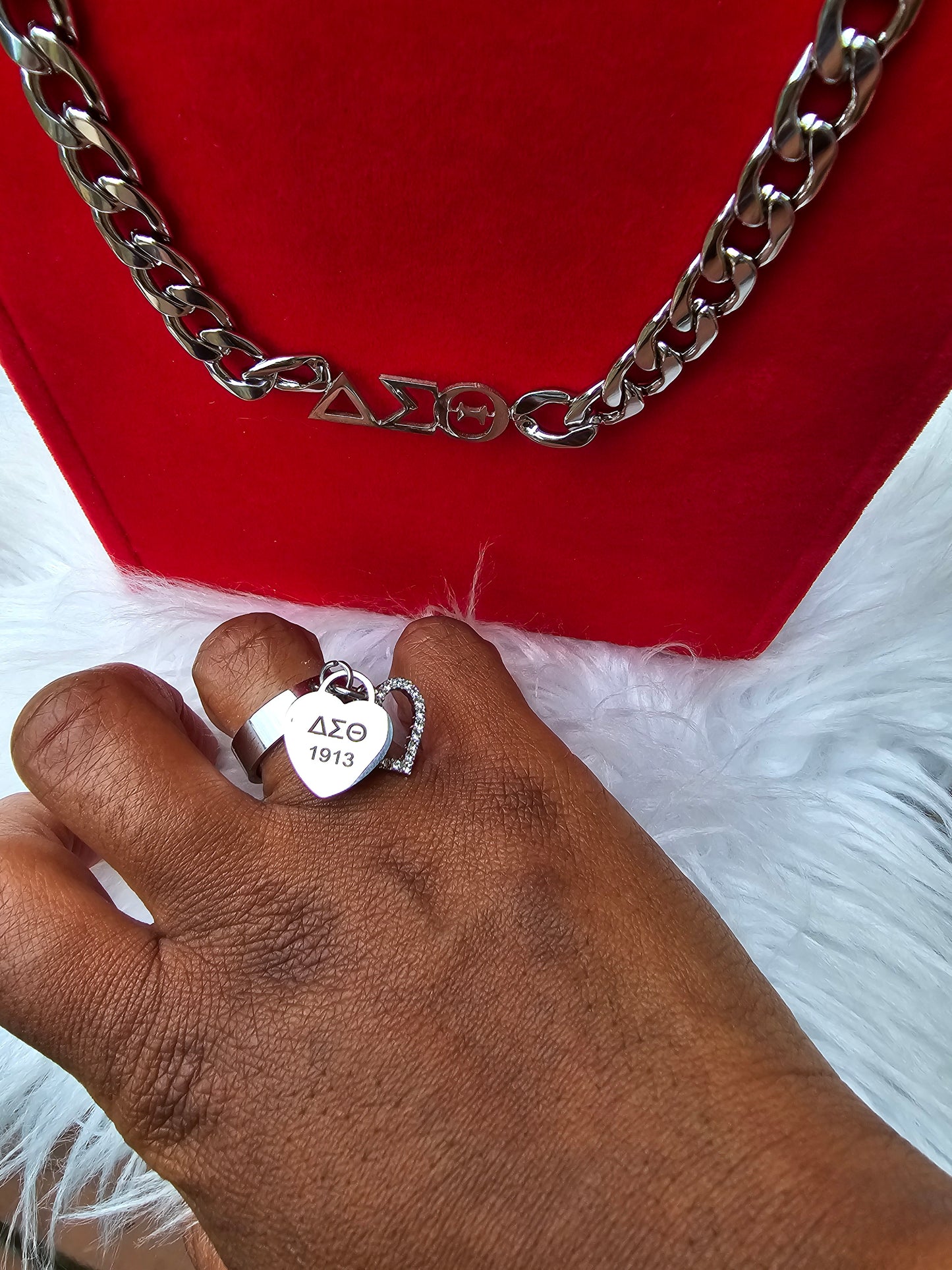 Delta Sigma Theta Ring 1913 - DST Ring - Delta Ring - Sorority Jewelry - 1913 Ring - Sorority Ring