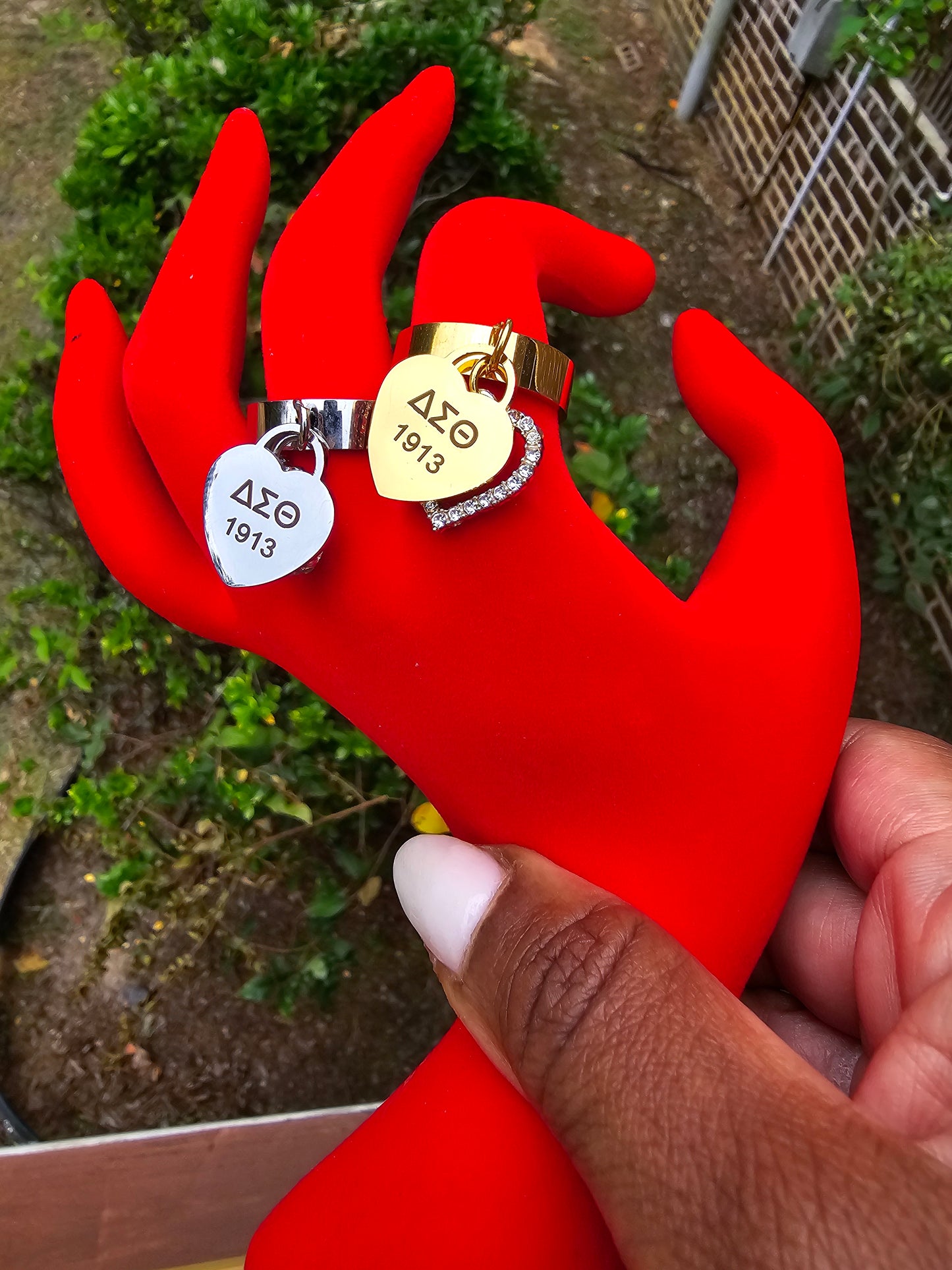 Delta Sigma Theta Ring 1913 - DST Ring - Delta Ring - Sorority Jewelry - 1913 Ring - Sorority Ring