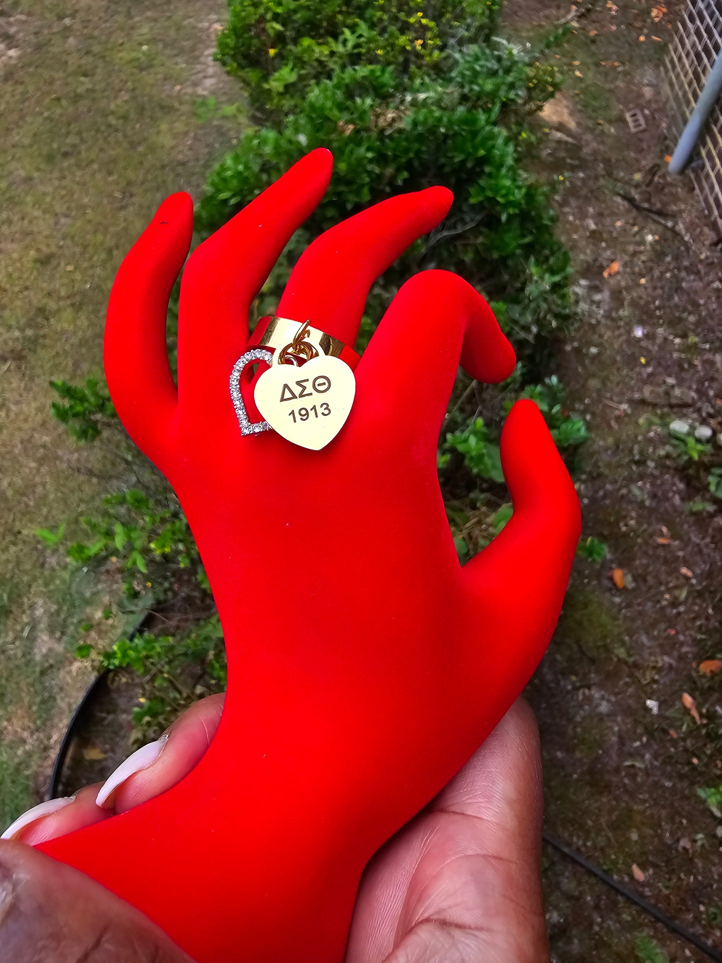 Delta Sigma Theta Ring 1913 - DST Ring - Delta Ring - Sorority Jewelry - 1913 Ring - Sorority Ring