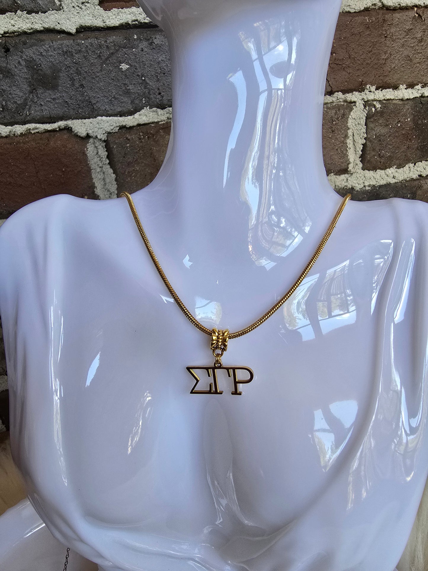 SGRho necklace- Sorority necklace - SGR Jewelry - SGRho gift - HBCU - Divine Nine Sororities