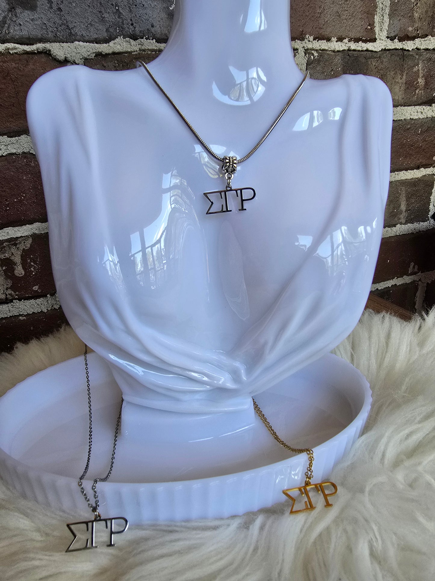 SGRho necklace- Sorority necklace - SGR Jewelry - SGRho gift - HBCU - Divine Nine Sororities