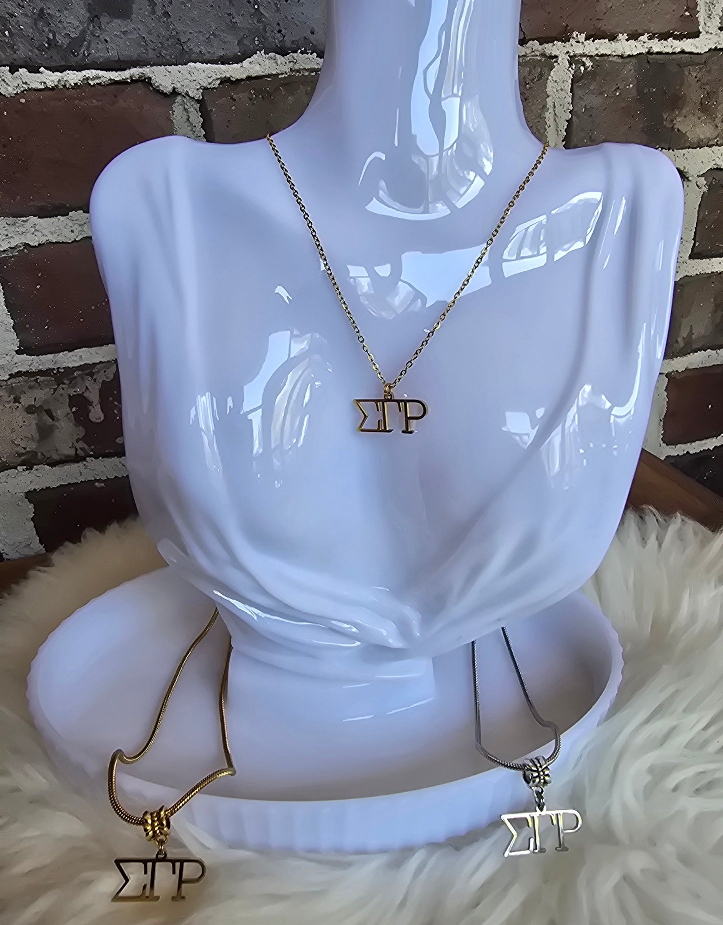 SGRho necklace- Sorority necklace - SGR Jewelry - SGRho gift - HBCU - Divine Nine Sororities